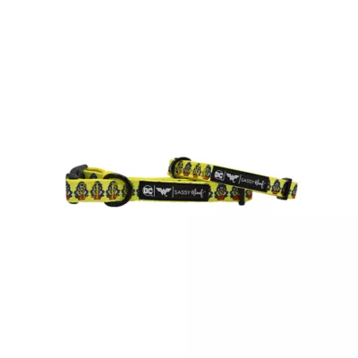 Sassy Woof Wonder Woman Dog Collar - Image 1