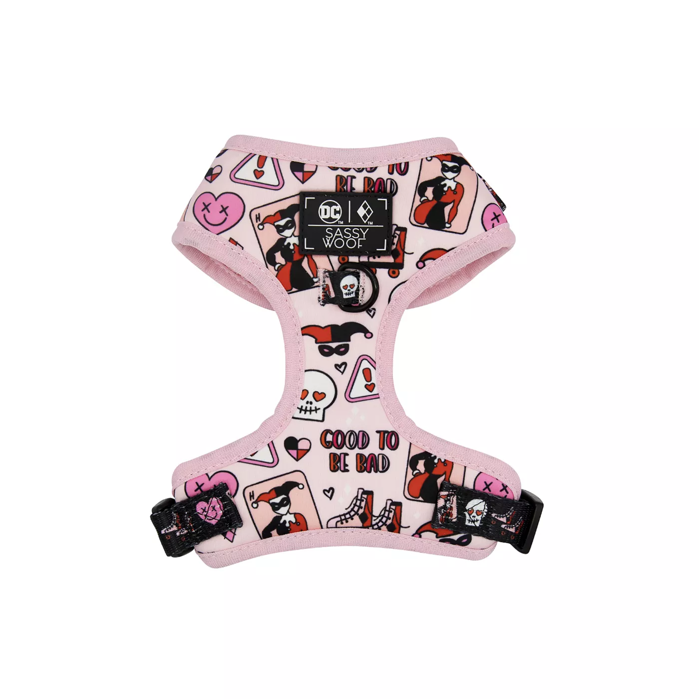 Sassy Woof Harley Quinn Dog Harness