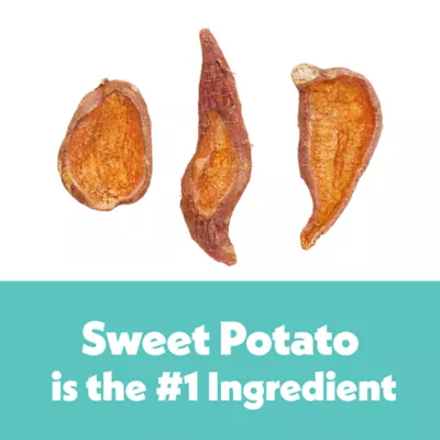 Product Wiggles & Wags Sweet Potato Veggie Slices Dog Treats 8 OZ