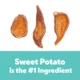 Product Wiggles & Wags Sweet Potato Veggie Slices Dog Treats 8 OZ
