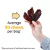 Wiggles & Wags Beef Jerky Cuts Dog Treats 8 OZ image thumbnail 3