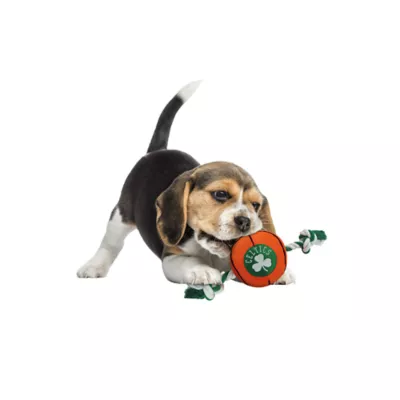 Product Pets First NBA Celtics Nylon Basketball Rope Dog Toy