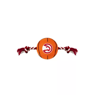 Pets First NBA Atlanta Hawks Basketball Rope Dog Toy - Image 1