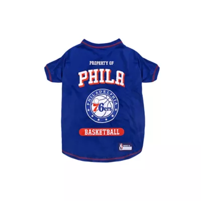 Pets First NBA Philadelphia 76ers Dog Tee Shirt - Image 1