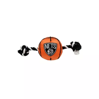 Product Pets First NBA Brooklyn Nets Basketball Rope Dog Toy