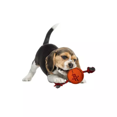 Product Pets First NBA Rockets Basketball Rope Dog Toy