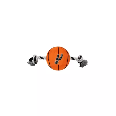 Product Pets First NBA Spurs Basketball Rope Dog Toy
