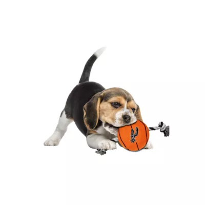 Product Pets First NBA Spurs Basketball Rope Dog Toy