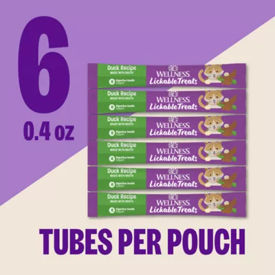 Wellness® Lickable Treats - Puree + Benefits, 6 Ct, 2.53 oz - Image 3