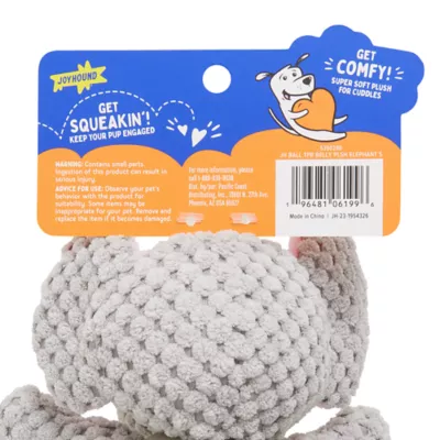Product Joyhound®  Ball Belly Plush Elephant Dog Toy