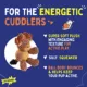 Product Joyhound Belly Plush Bison Squeaky Dog Toy