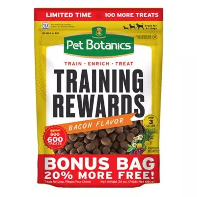 Product Pet Botanics Training Rewards Dog Chews - Bacon