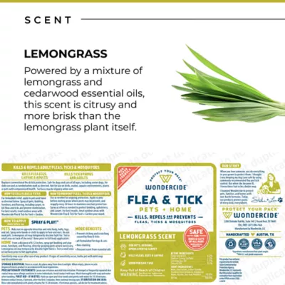 Product Wondercide Lemongrass Scent Home & Pet Flea & Tick Spray