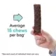 Product Wiggles & Wags Beef Meaty Bars Dog Treats