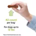 Wiggles & Wags Pumpkin Dental Chews Dog Treats 12 OZ image thumbnail 2