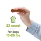 Product Wiggles & Wags Pumpkin Dental Chews Dog Treats 12 OZ