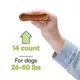 Product Wiggles & Wags Pumpkin Dental Chews Dog Treats 12 OZ