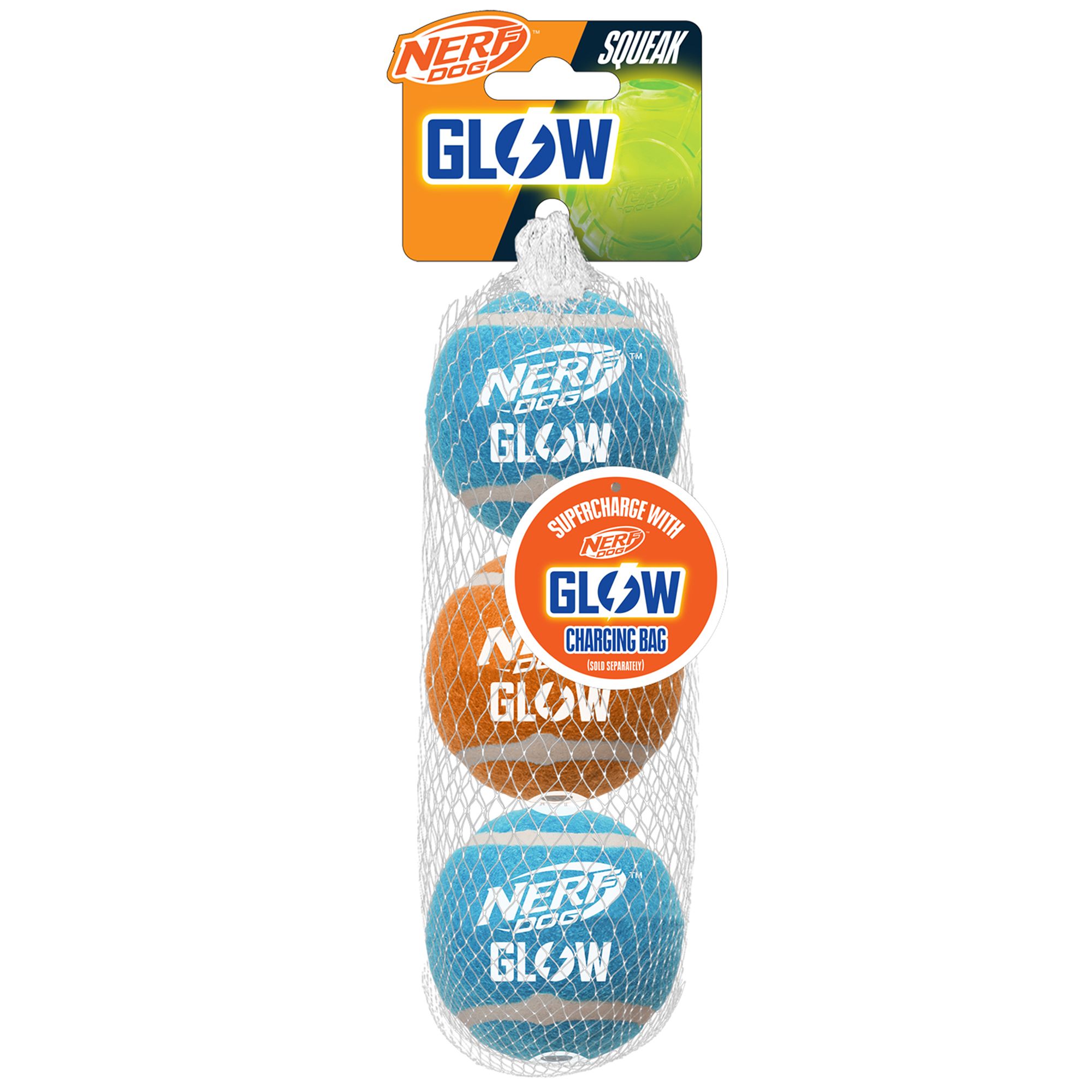 Nerf Dog Glow Tennis Balls 3 Pack