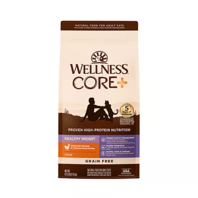 Product Wellness Core+ Adult Cat Food - Grain Free, Healthy Weight, Chicken & Chicken Meal