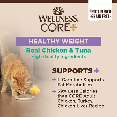 Product Wellness Core+ Adult Wet Food - Grain Free, Healthy Weight, 2.8 OZ