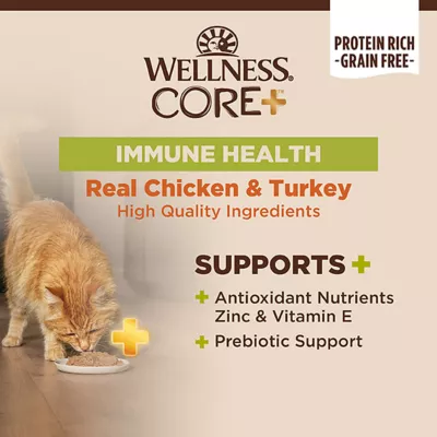 Product Wellness Core+ Adult Cat Food - Grain Free, Immune Health, 2.8 Oz