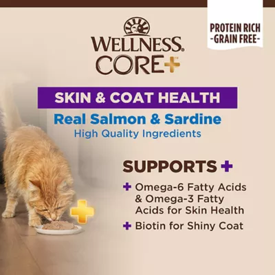 Product Wellness Core+ Adult Wet Cat Food - Grain Free, Skin & Coat Health, 2.8 Oz