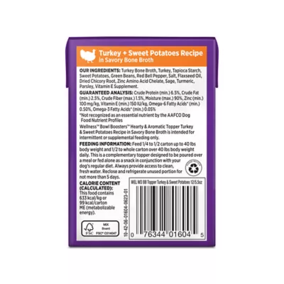 Product Wellness Bowl Boosters Stews Natural Topper for Dogs - 5.5 OZ Carton