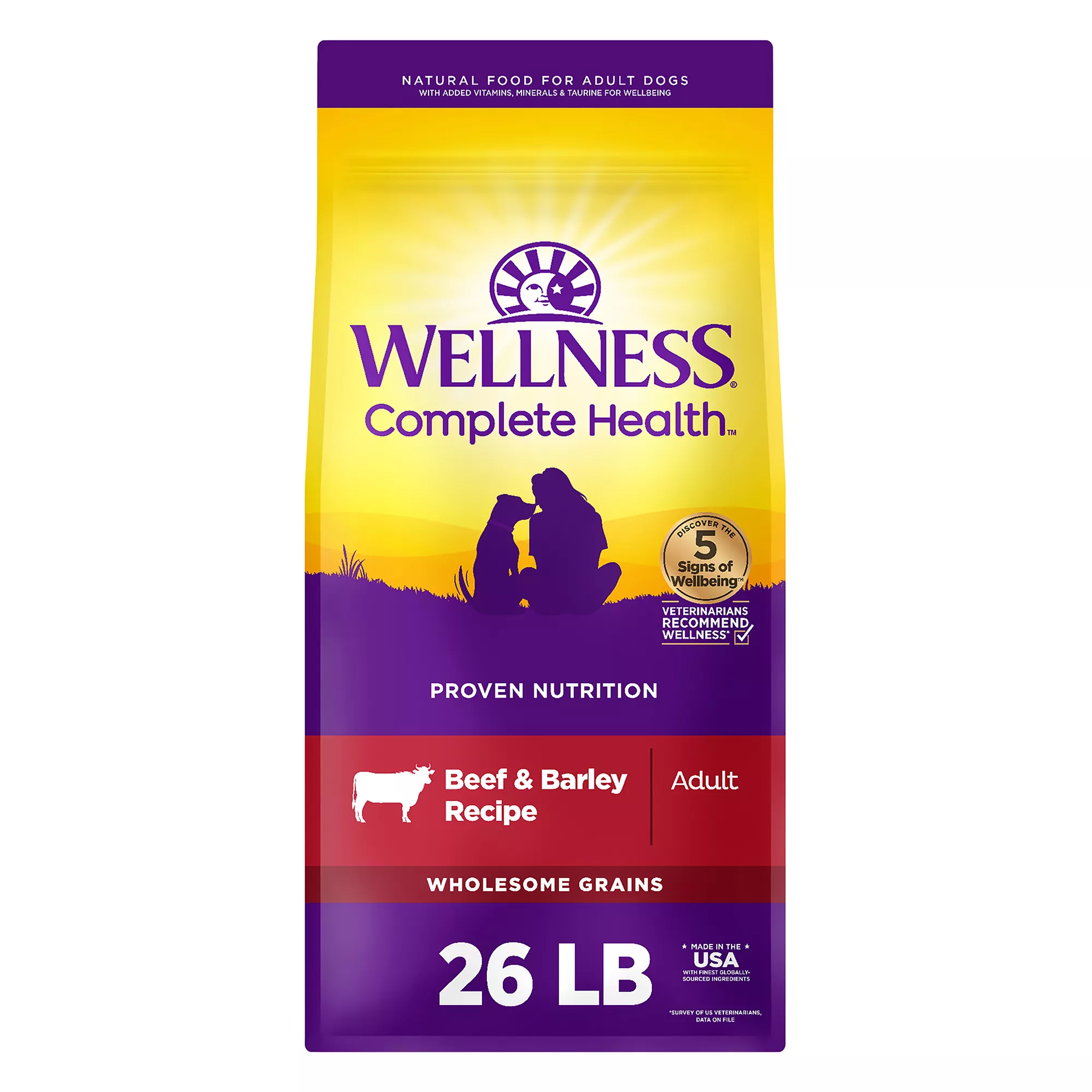 Wellness® Complete Health Adult Dog Food - Natural