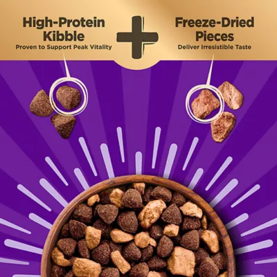 Wellness Core+ High Protein Kibble + Savory Freeze-Dried Pieces - Beef & Barley, Wholesome Grains - Image 3