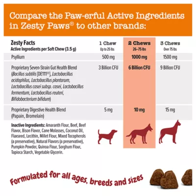 Zesty Paws Ancient Elements Probiotic Bites for Dogs, 90 Count - Image 6