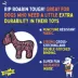 Joyhound® Rip Roarin' Tough Zebra Dog Toy image thumbnail 2