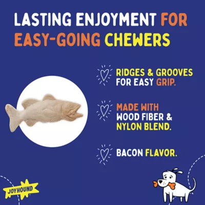 Product Joyhound® Boss Bones Nylon Fish Chew Toy