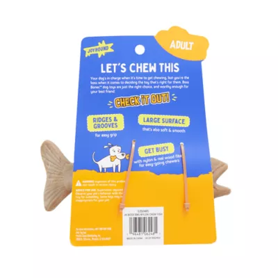 Product Joyhound Boss Bones Nylon Fish Chew Toy