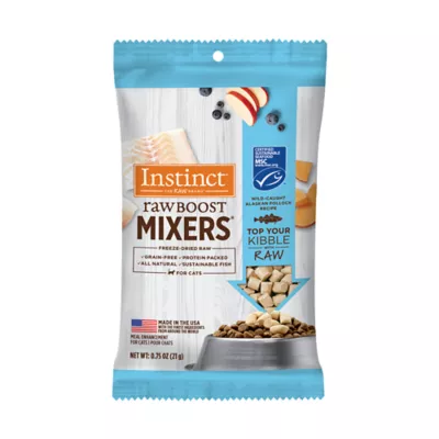 Instinct® Rawboost Mixers® Cat Food Topper- Natural, Grain Free, Pollock - Image 1