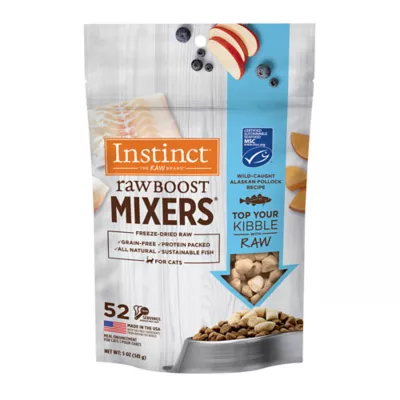 Product Instinct® Rawboost Mixers® Cat Food Topper- Natural, Grain Free, Pollock