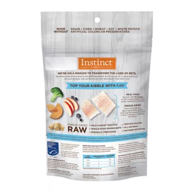 Product Instinct® Rawboost Mixers® Cat Food Topper- Natural, Grain Free, Pollock