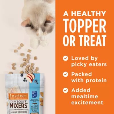 Product Instinct® Rawboost Mixers® Cat Food Topper- Natural, Grain Free, Pollock