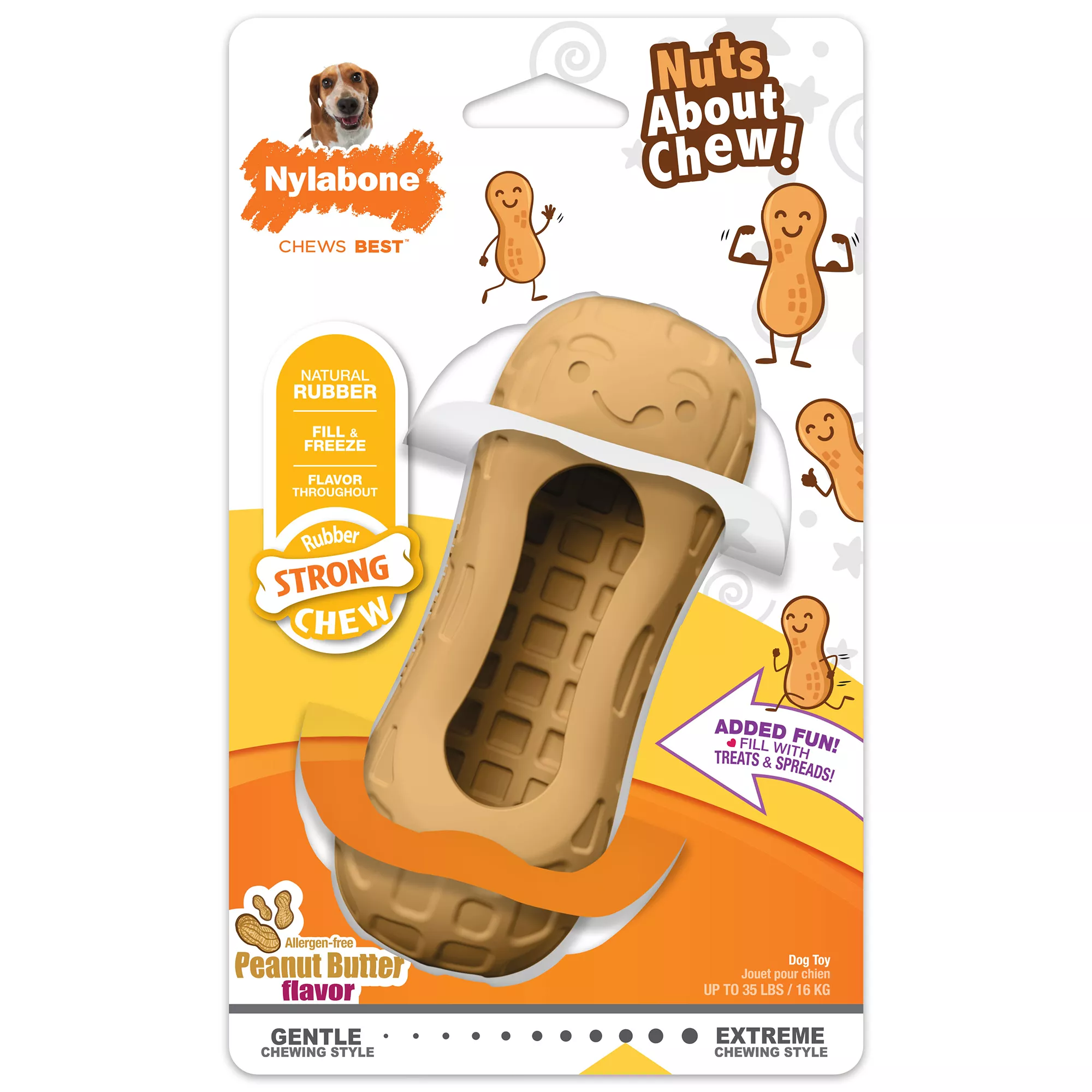 Nylabone® Strong Chew Peanut Butter Dog Toy