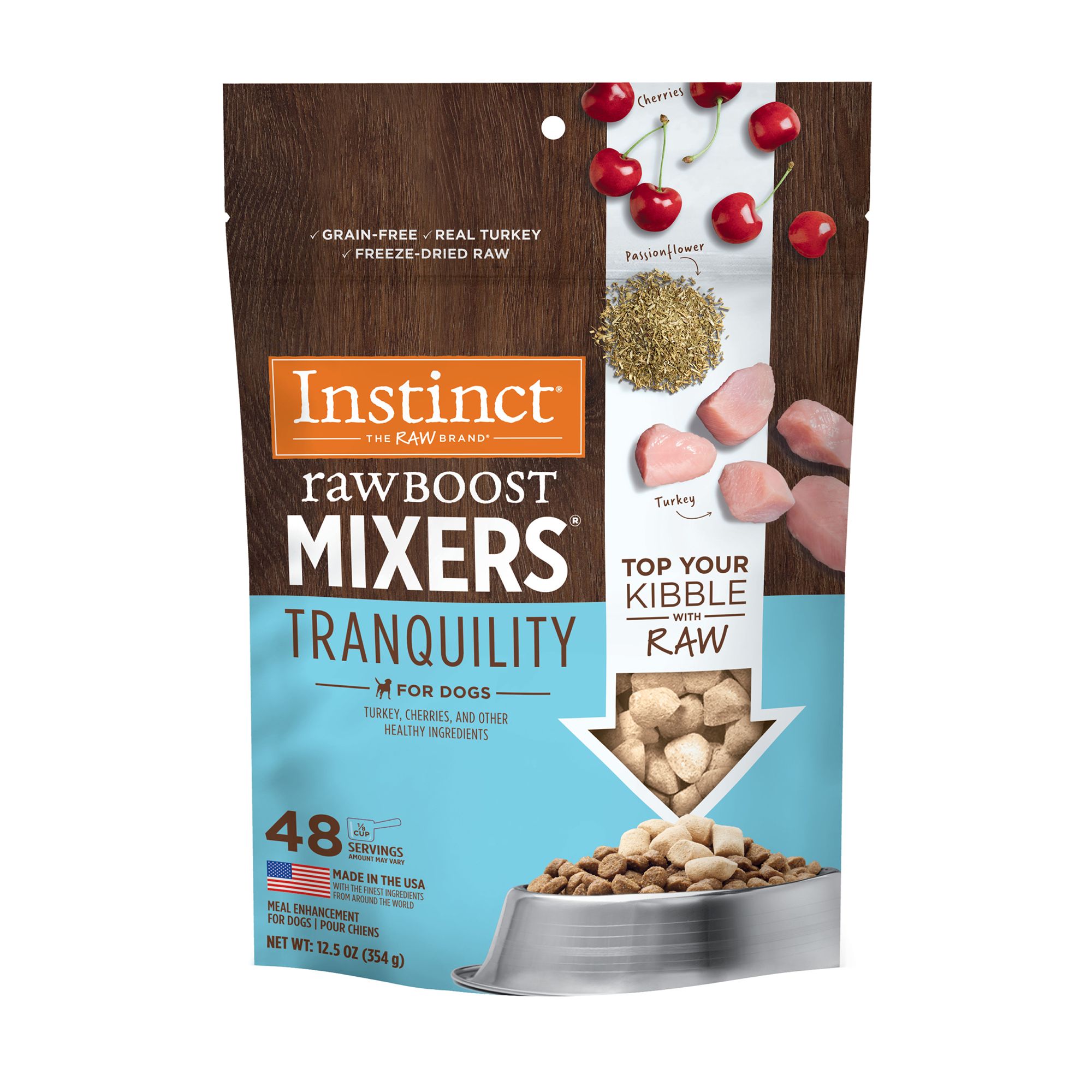 Instinct Raw Boost Mixers Tranquility Support Freeze Dried All