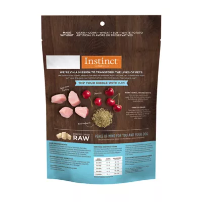 Product Instinct Raw Boost Mixers Tranquility Freeze-Dried All Life Stages Dog Food Topper - Raw, Grain Free