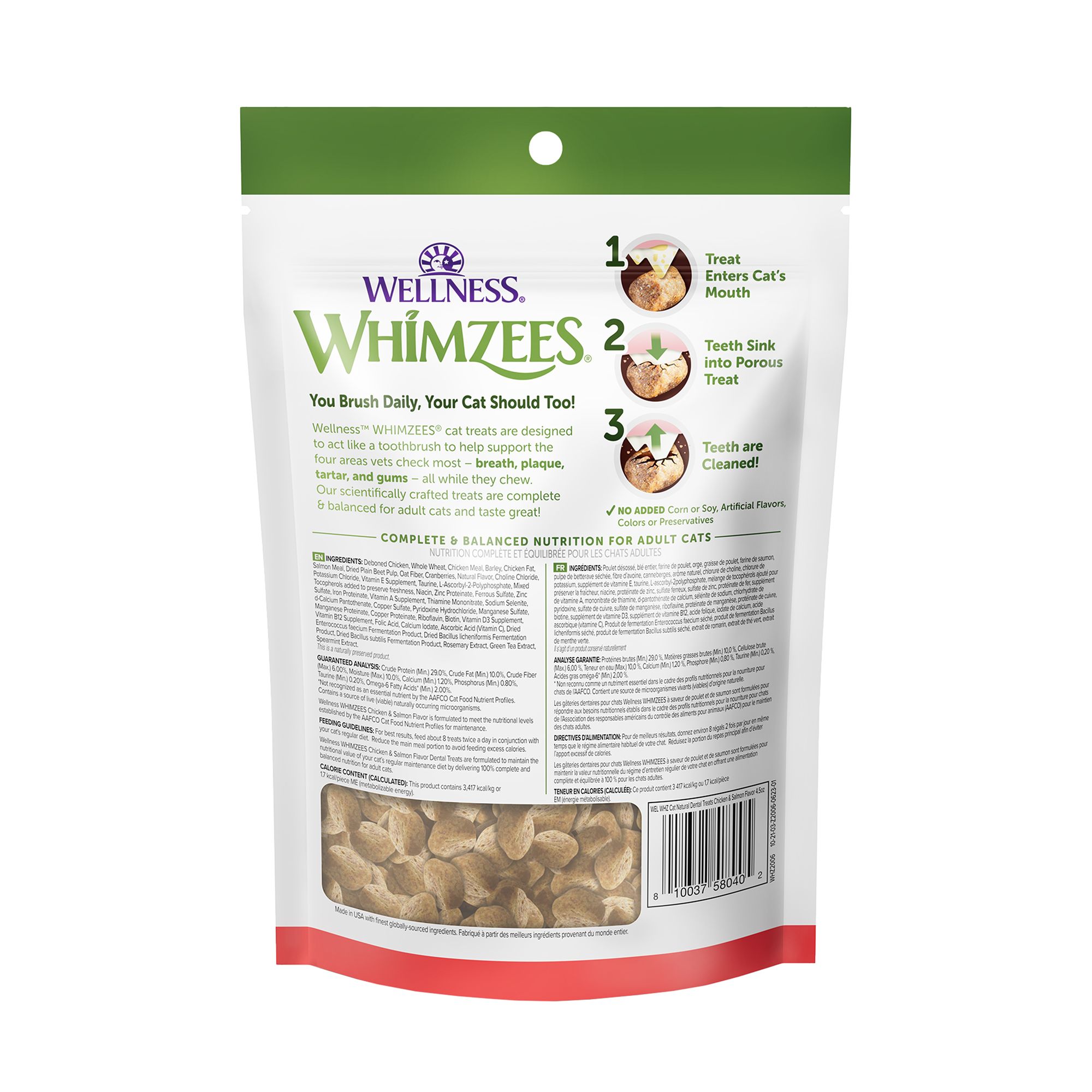 Whimzees Dental Cat Treat Salmon - thumbnail 2