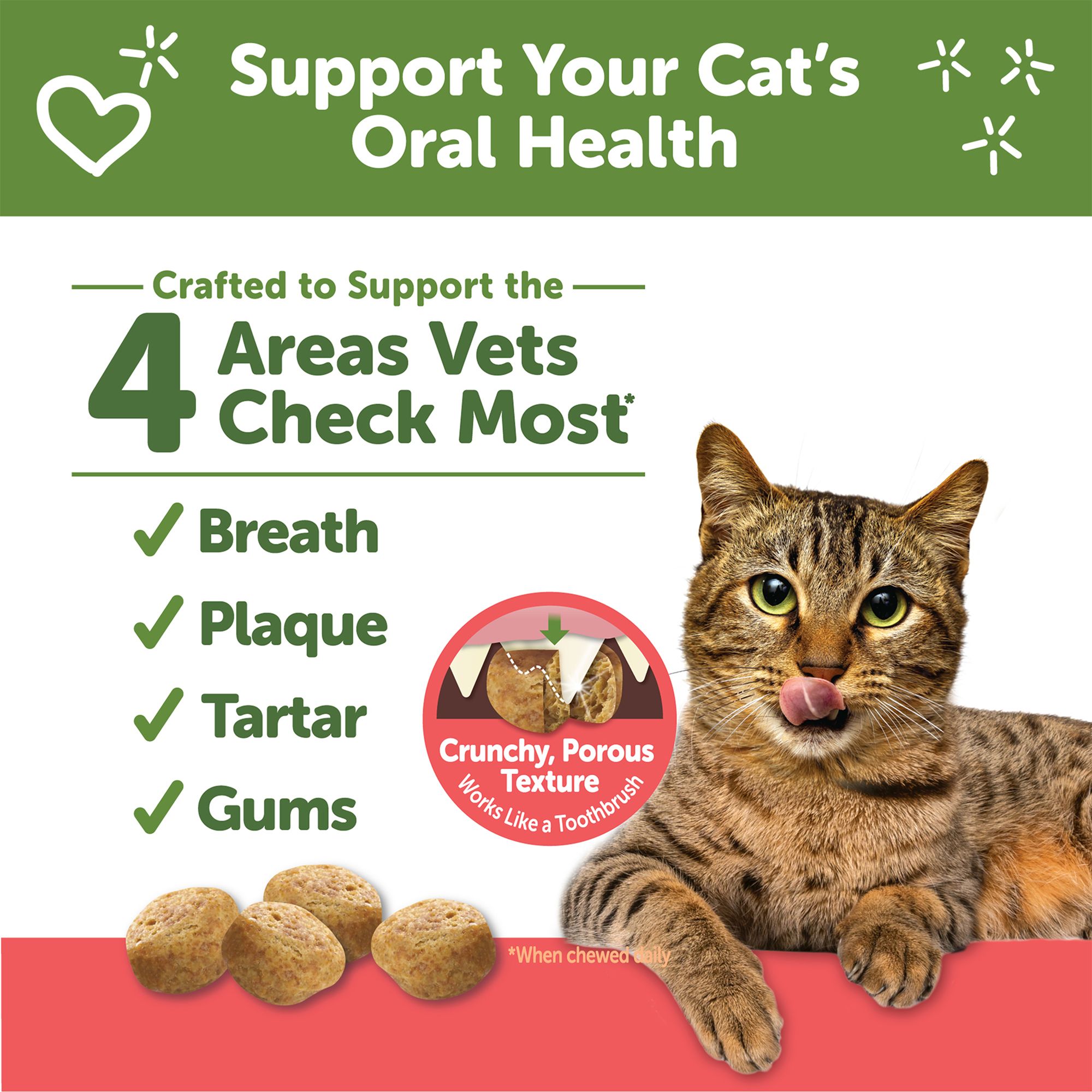 Whimzees Dental Cat Treat Salmon - thumbnail 3