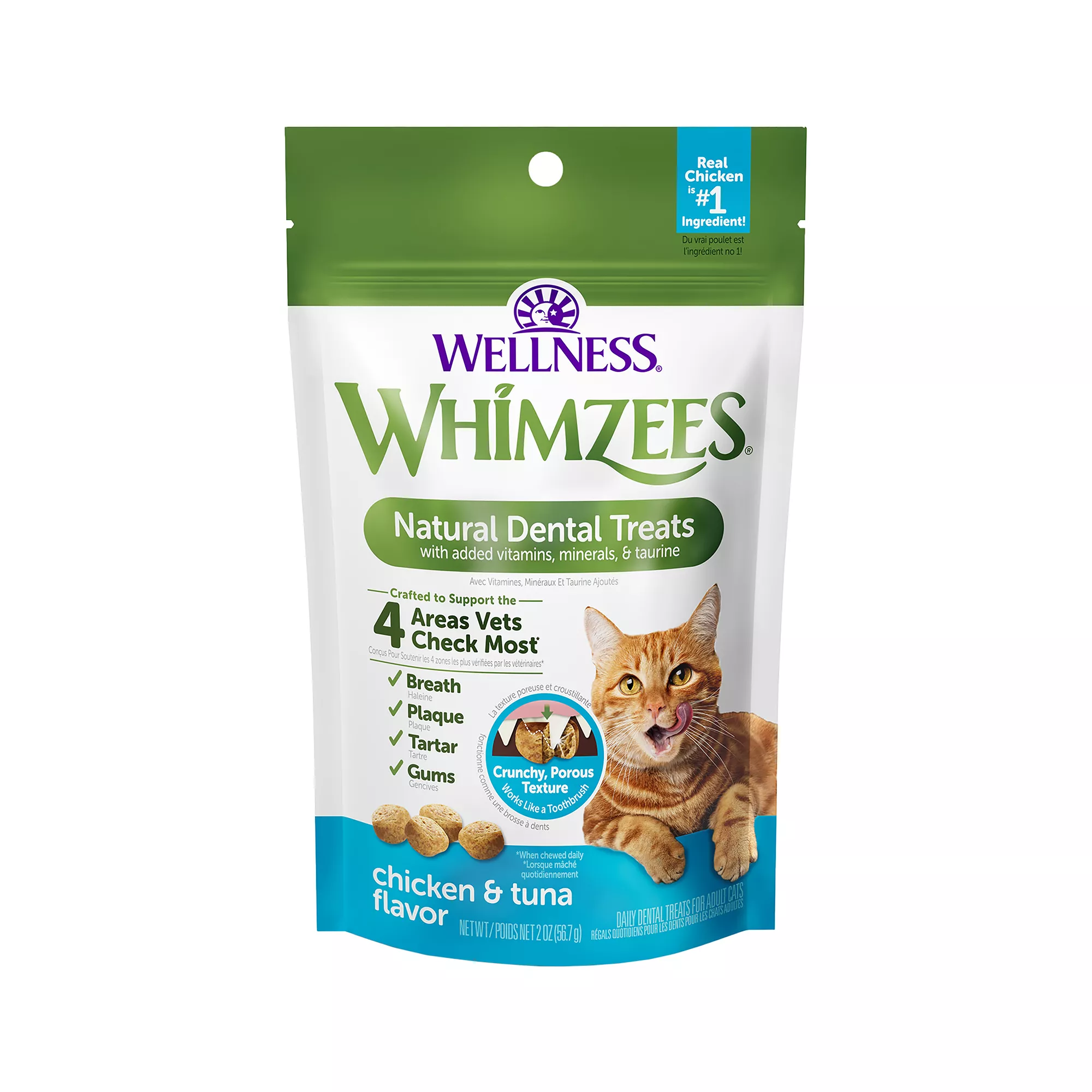 Whimzees Dental Cat Treat Tuna