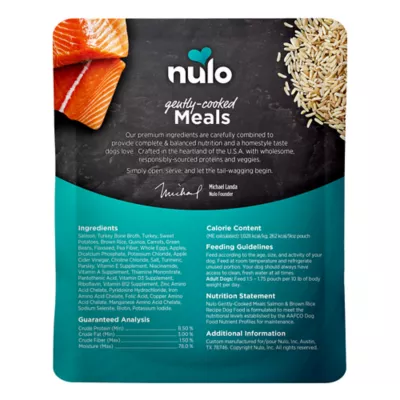 Product Nulo Gently Cooked Meals Adult Wet Dog Food - 9 Oz