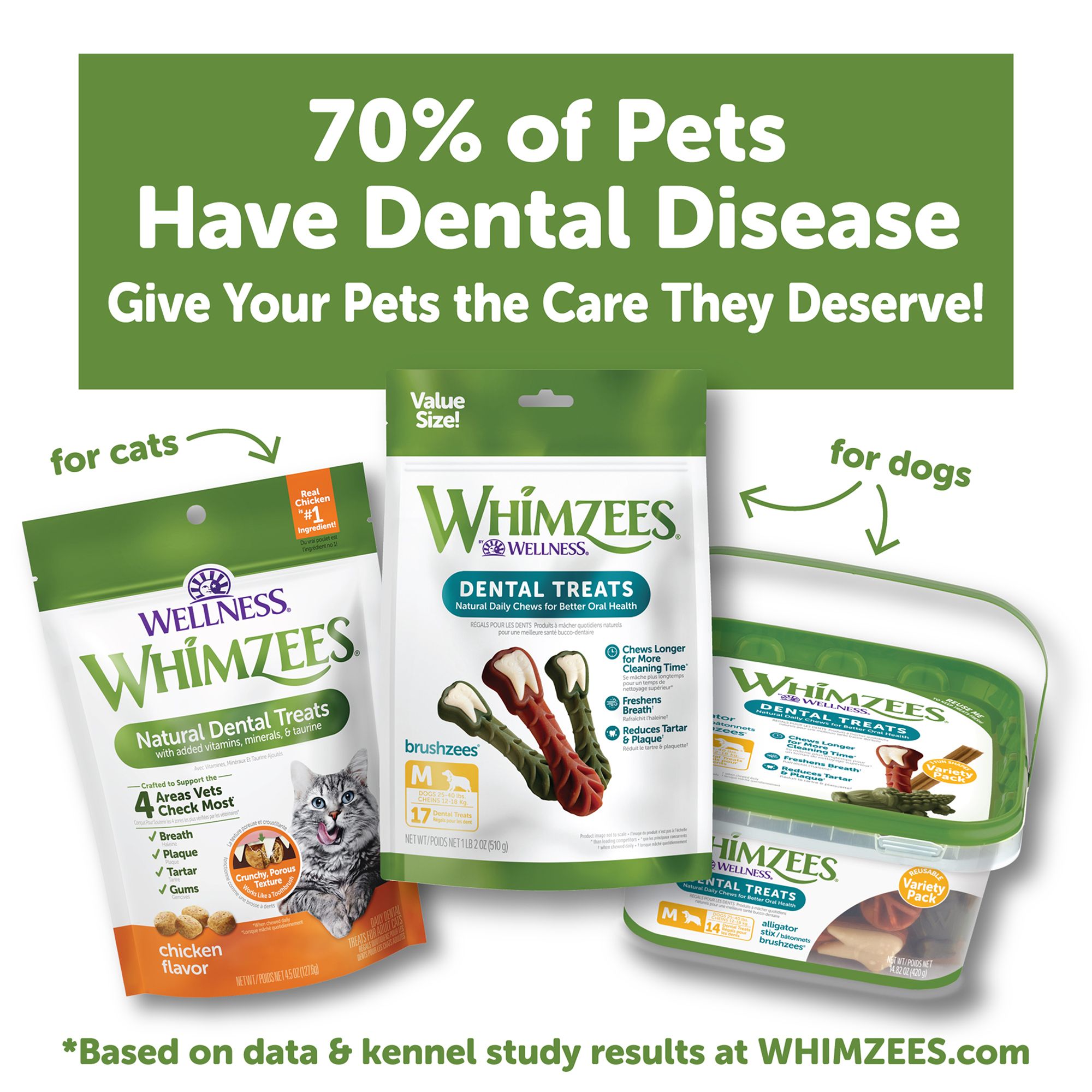 Whimzees Dental Cat Treat Tuna - thumbnail 6
