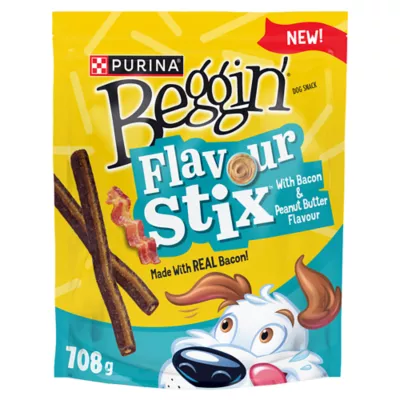 Product Beggin' Flavour Stix Adult Dog-  Bacon & Peanut Butter