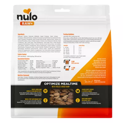 Nulo Raw+ Adult Dog Food - Freeze Dried, Grain Free, Chicken, Whitefish & Salmon - Image 2