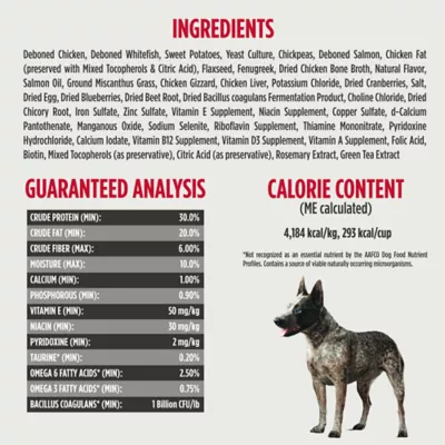 Product Nulo Raw+ Adult Dog Food - Freeze Dried, Grain Free, Chicken, Whitefish & Salmon