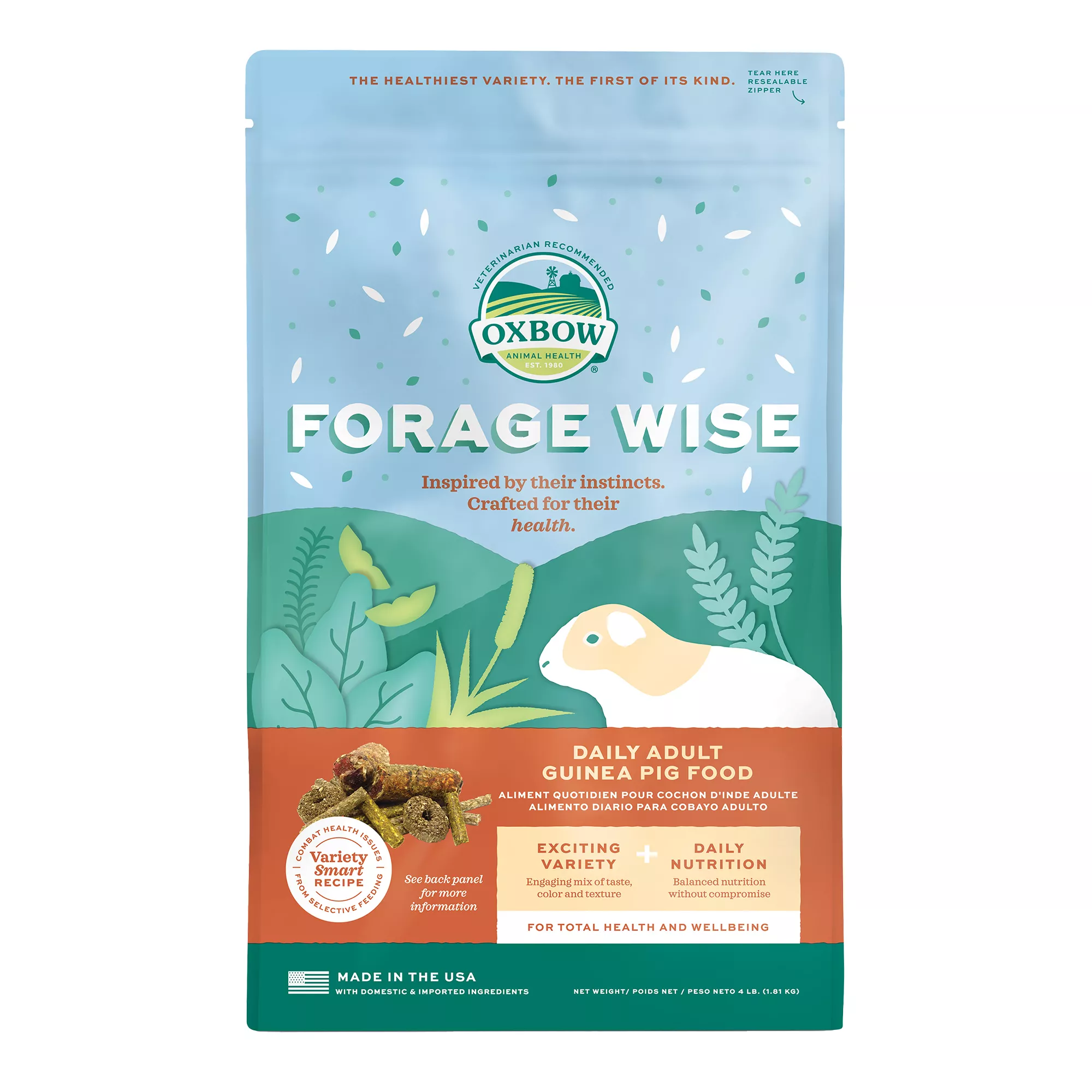 Oxbow Forage Wise Mixed Guinea Pig Food