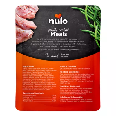 Product Nulo Gently Cooked Meals Adult Wet Dog Food - 9 Oz